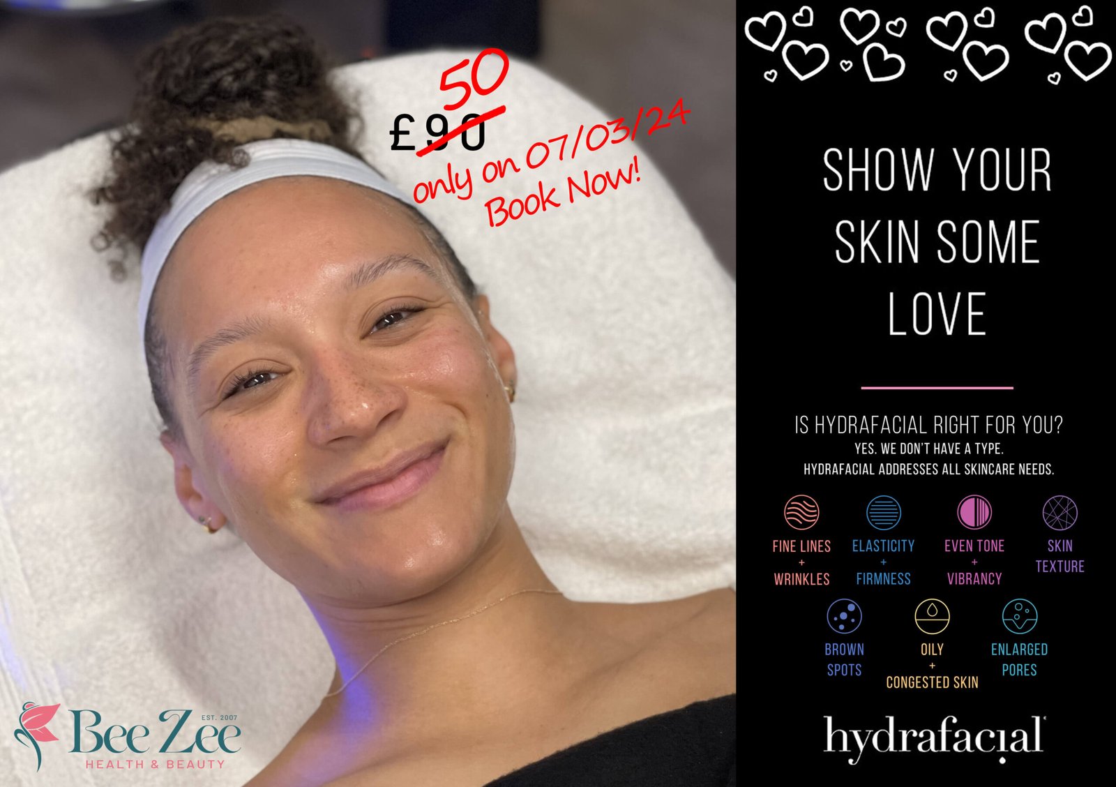 Hydrafacial Event Poster A4 Hydrafacial Event